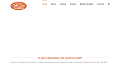 Desktop Screenshot of oxtonguecraftcabin.com